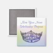 Aimant Magnat de la Couronne à l'américaine de Miss Ameri (Recto/Verso)