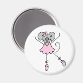 Aimant Magnat de la souris Ballerina (Recto/Verso)