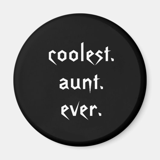 Aimant Magnat de la tante la plus froide (Devant)