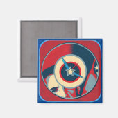 Aimant Magnat de l'horloge Obama (Recto/Verso)