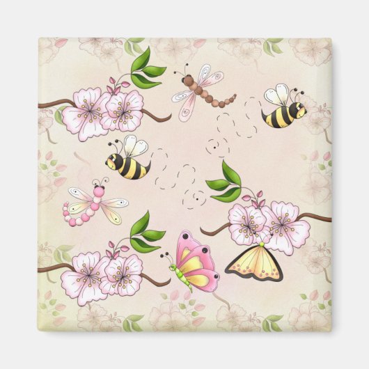 Aimant Magnat de libellules #3 (Devant)