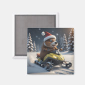 Aimant Magnat de motoneige (Recto/Verso)