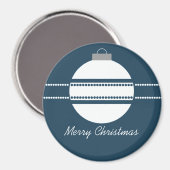 Aimant Magnat de Noël simple et chic (Recto/Verso)