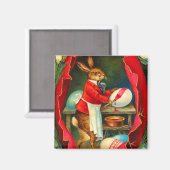 Aimant Magnat de Pâques rétro (Recto/Verso)