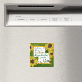 Aimant Magnat de prière de tournesol du jardin (In Situ (Lave-vaisselle))