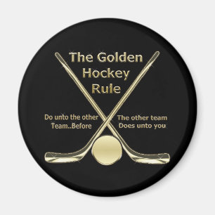Aimant Magnat de règle de hockey d'or