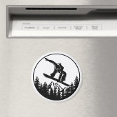 Aimant Magnat de snowboard (In Situ (Lave-vaisselle))