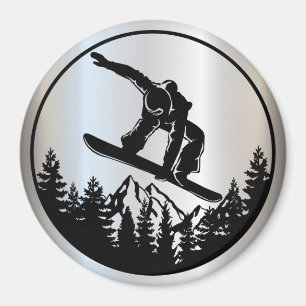 Aimant Magnat de snowboard