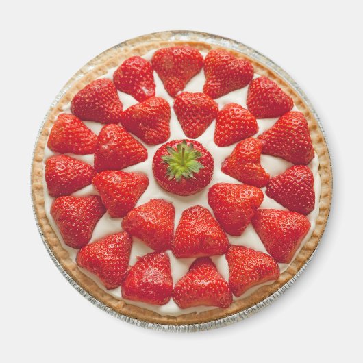 Aimant Magnat de tarte aux fraises (Devant)