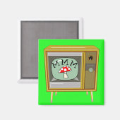 Aimant Magnat de télévision de console Boxy Retro (Recto/Verso)