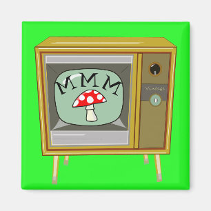 Aimant Magnat de télévision de console Boxy Retro