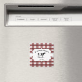 Aimant Magnat de vache de ferme de Red Buffalo (In Situ (Lave-vaisselle))