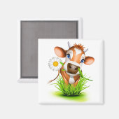 Aimant Magnat de vache de pays (Recto/Verso)