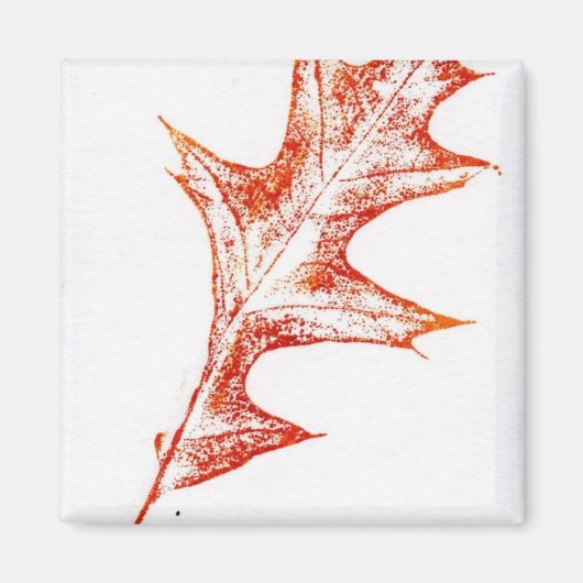 Aimant Magnat d'impression de la nature feuille (Devant)