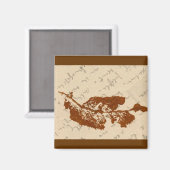 Aimant Magnat d'impression de la nature feuille (Recto/Verso)