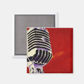 Aimant Magnat d'impression microphone (Recto/Verso)