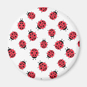 Aimant Magnat d'impression Motif Ladybug (Devant)