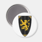 Aimant Magnat du Bouclier des Chevaliers noirs (Recto/Verso)