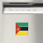 Aimant Magnat du drapeau du Mozambique (In Situ (Lave-vaisselle))