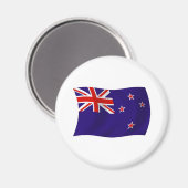 Aimant Magnat du drapeau néo-zélandais (Recto/Verso)