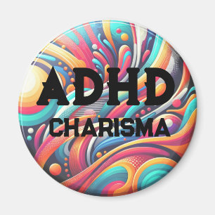 Aimant Magnat graphique ADHD