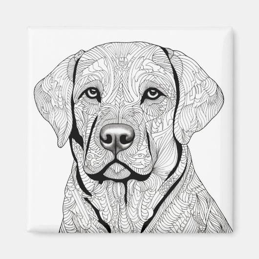 Aimant Magnat Labrador Retriever (Devant)