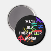 Aimant Magnat mathématique (Recto/Verso)