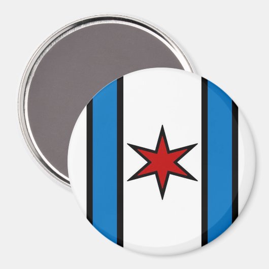 Aimant Magnat moderne du Bouclier blanc (Recto/Verso)