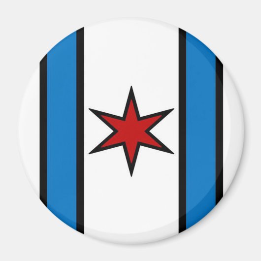 Aimant Magnat moderne du Bouclier blanc (Devant)