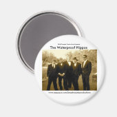 Aimant Magnat officiel d'hippopotames étanches (Recto/Verso)