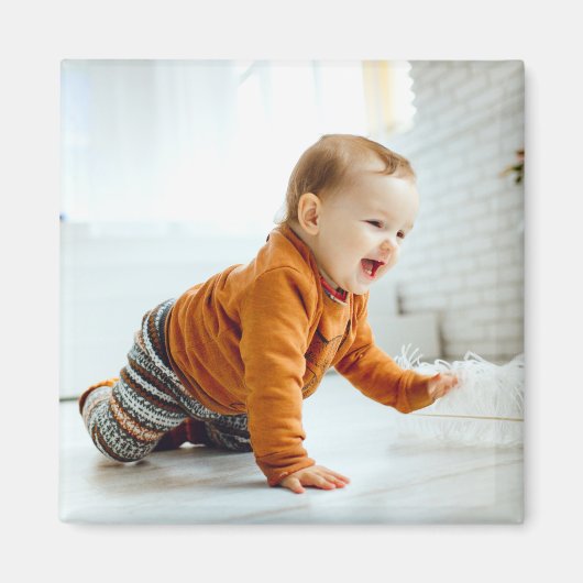 Aimant Magnat photo personnalisé (Devant)