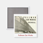 Aimant Magnat Pullman Car Works (Recto/Verso)