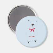 Aimant Magnat rond de l'ours de Barry (Recto/Verso)