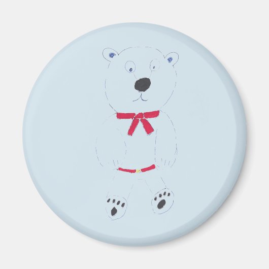 Aimant Magnat rond de l'ours de Barry (Devant)