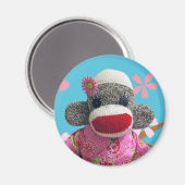 Aimant Magnat Sakura Sock Monkey (Recto/Verso)