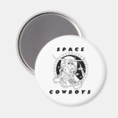 Aimant Magnat Space Cowboys (Recto/Verso)
