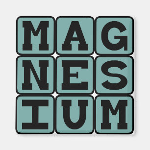 Aimant Magnésium, élément chimique