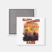 Aimant Magnet/Allbot Brothers Band / Bobs Saucer Réparati (Recto/Verso)