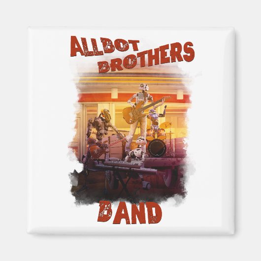 Aimant Magnet/Allbot Brothers Band / Bobs Saucer Réparati (Devant)