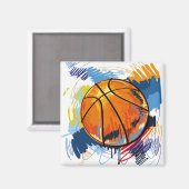 Aimant Magnet-Basketball (Recto/Verso)