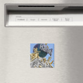 Aimant Magnet, carré, Las Vegas, Harrah's (In Situ (Lave-vaisselle))