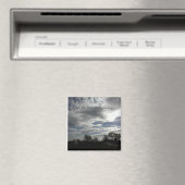 Aimant Magnet-Cloudy-Sky : Cherchez les doublures argenté (In Situ (Lave-vaisselle))