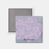 Aimant Magnét Hydrangea Lavande Charmant (Recto/Verso)