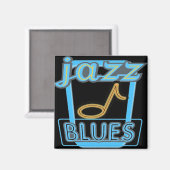 Aimant Magnet-Jazz Blues Musique- (Recto/Verso)