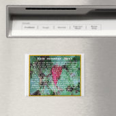 Aimant Magnet- Know Remember Jesus (In Situ (Lave-vaisselle))