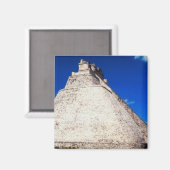 Aimant Magnet-Pyramide du Magicien - Uxmal, Mexique (Recto/Verso)