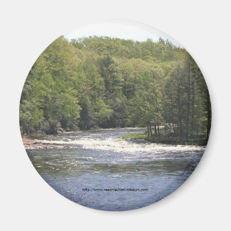 Aimant Magnet-Upper New York Arbres et rivière