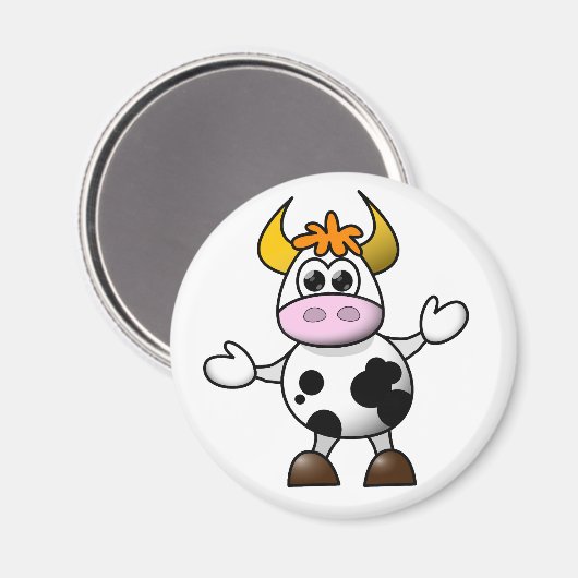 Aimant Magnet. Vache. (Recto/Verso)