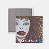 Aimant Magnet, Vampire/Art gothique (Recto/Verso)