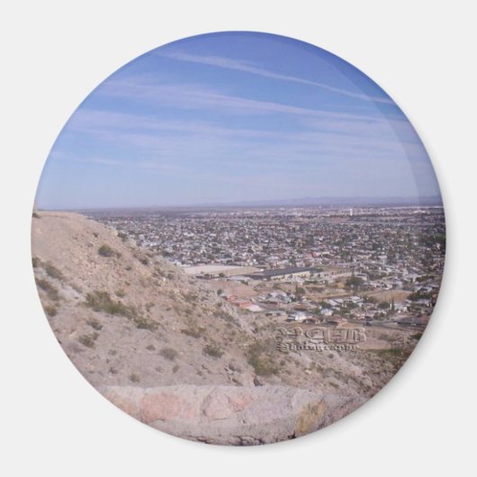 Aimant Magnet, vue sur El Paso (Devant)